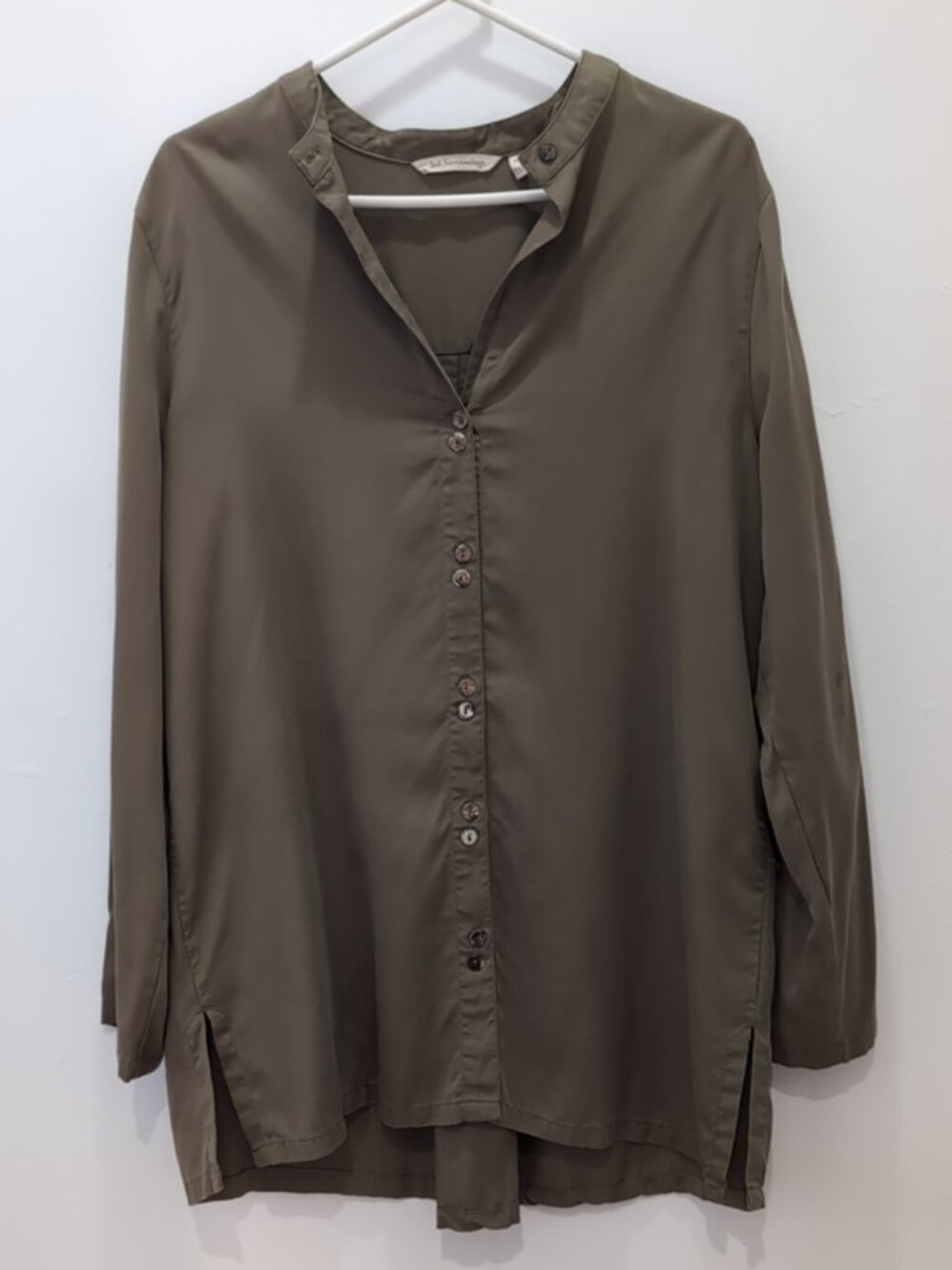 SOFT SURROUNDINGS Women’s Olive Green Tunic Top XL